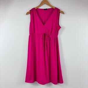 Women's Junior’s Pink Dress Swim Coverup Y2K 2000s Small Barbie Beach Summer